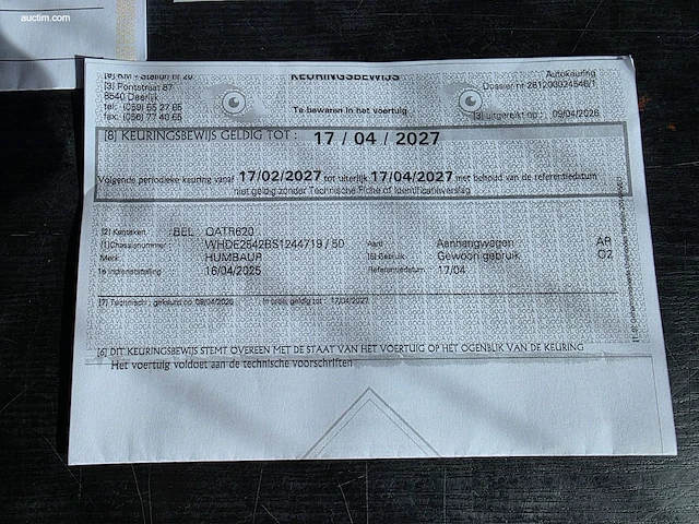 Humbaur hgk 253218-21 pf60 2025 - afbeelding 31 van  37