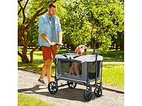 Hundebuggy opvouwbare hondenkar voor honden en katten tot 30 kg - afbeelding 1 van  6