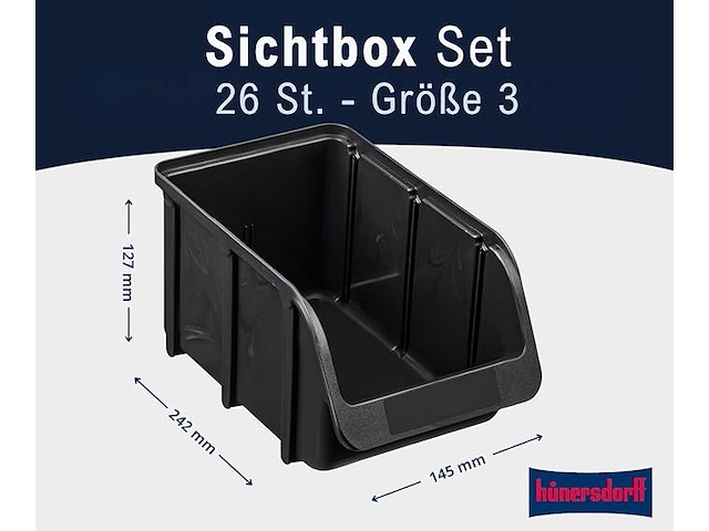 Hünersdorff 26 x opbergdozen - afbeelding 2 van  2