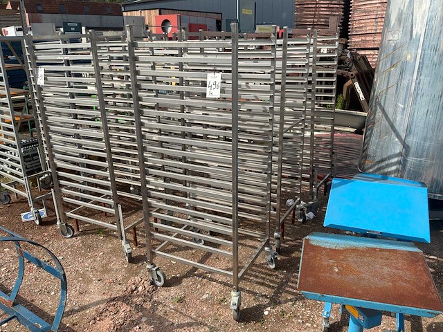 Hupfer rvs regaalkar (3x) - afbeelding 2 van  3
