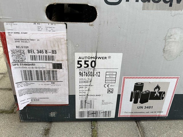 Husqvarna automower - 550 5000m2 - robotmaaier ongebruikt - afbeelding 5 van  5