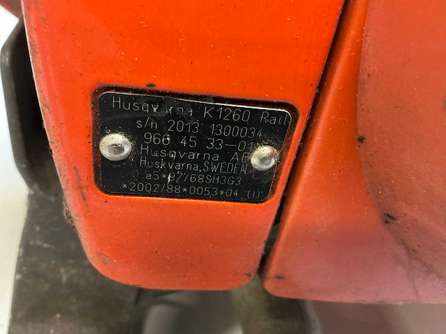 Husqvarna k1260 rail betonzaag - afbeelding 5 van  5