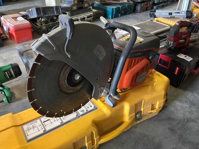 Husqvarna k970 benzinemotor 2-stroke slijpschijf beton met 2-strok motor - afbeelding 2 van  5