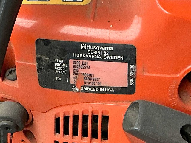 Husqvarna se-561 82 kettingzaag - afbeelding 4 van  4
