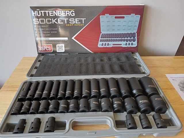 Huttenberg socketset - afbeelding 1 van  2