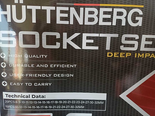 Huttenberg socketset - afbeelding 4 van  4