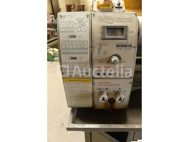 Huvema hu550 vario metalen draaibank - afbeelding 2 van  8