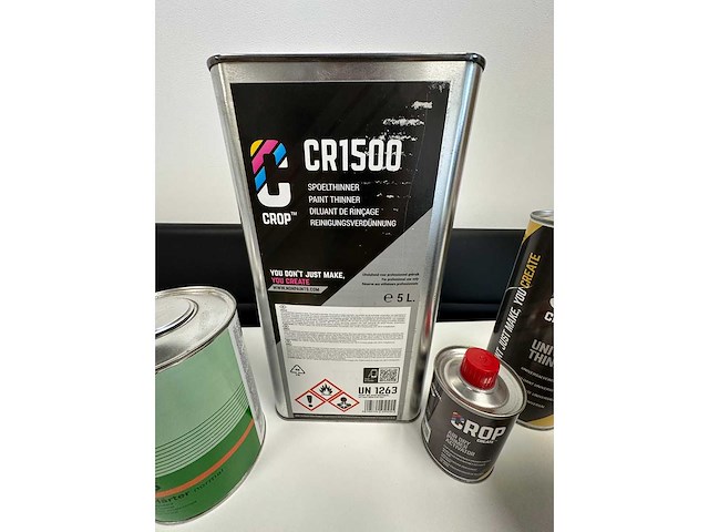 Hvlp spuitpistool set met accessoires en verfproducten - afbeelding 4 van  15