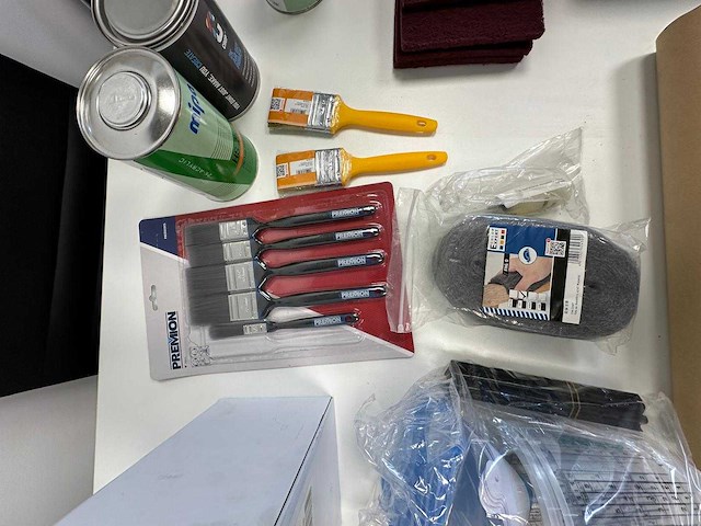 Hvlp spuitpistool set met accessoires en verfproducten - afbeelding 6 van  15