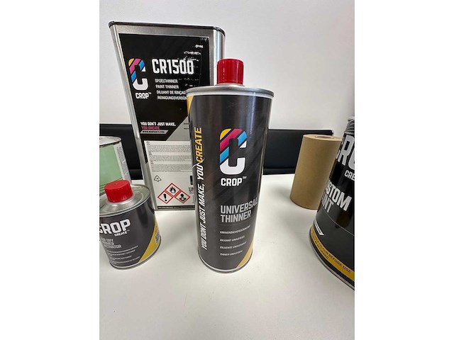 Hvlp spuitpistool set met accessoires en verfproducten - afbeelding 13 van  15