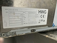Hwg hwg-ge-500 b professionele vaatwasser / glazenvaatwasser - afbeelding 4 van  5
