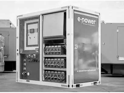 Hybride stroomgeneratoren, vorkheftrucks en onderdelen wegens faillissement e-power