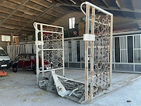 Hydraulisch opklapbare weidesleep met 3-puntsophanging - afbeelding 2 van  9
