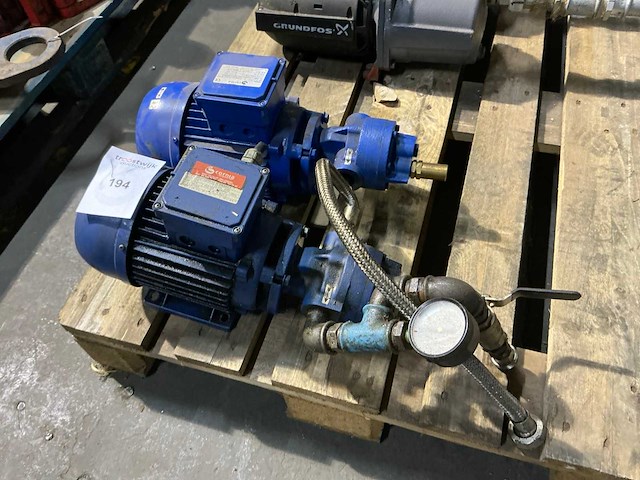 Hydraulisch pomp (2x) - afbeelding 1 van  3