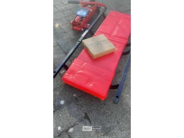 Hydraulische autokrik en werkmat - afbeelding 2 van  4