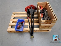 Hydraulische buigmachine met klem en toebehoren