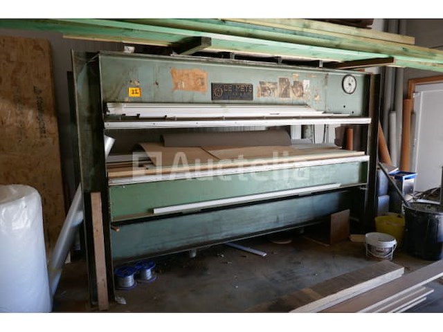 Hydraulische fineerpers de mets - afbeelding 2 van  6