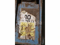 Hydraulische garagejack 10t omega g1000 - afbeelding 4 van  9