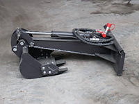 Hydraulische graafarm met graafbak - afbeelding 1 van  1