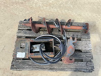 Hydraulische grondboor cw05 - voor minigraver/kraan – incl. boorspiraal - afbeelding 2 van  7
