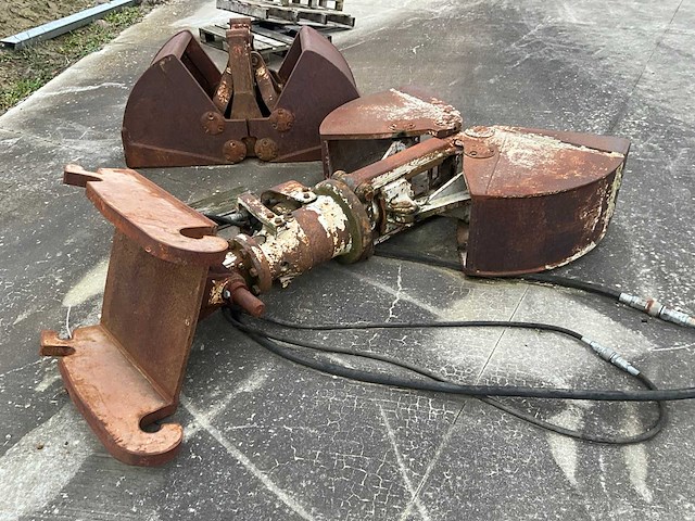 Hydraulische grondgrijpers (2x) - afbeelding 3 van  10