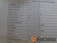 Hydraulische heftruck-stier - afbeelding 18 van  19