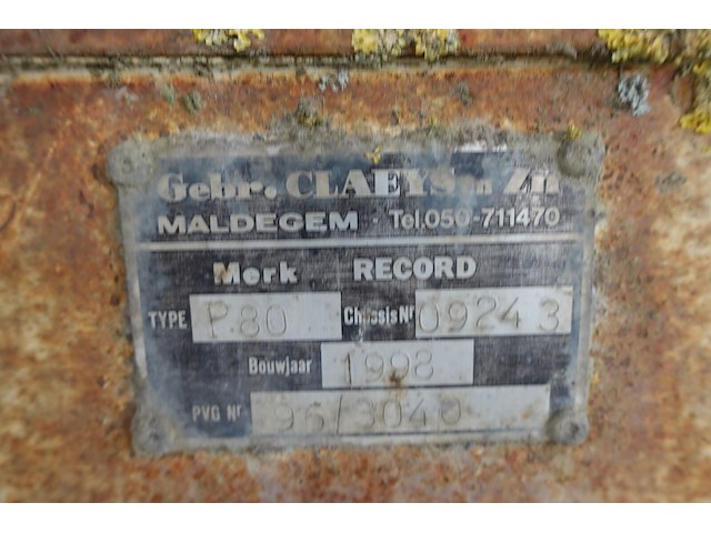 Hydraulische kipaanhangwagen record - afbeelding 4 van  12