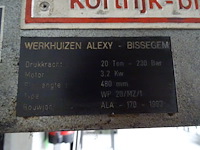 Hydraulische persmachine alexy - afbeelding 4 van  5