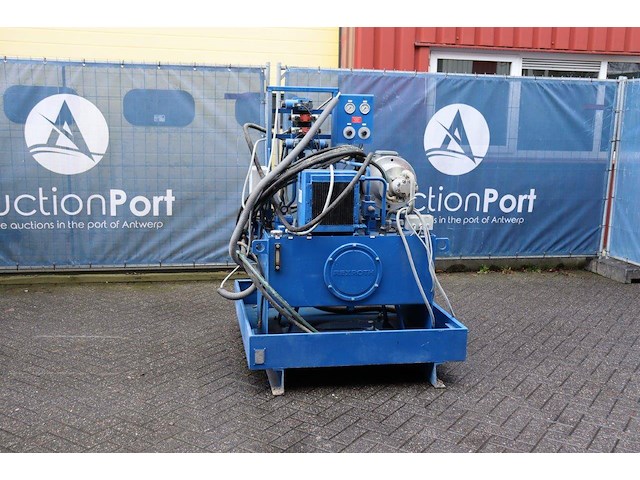 Hydraulische powerpack rexroth met lekbak - afbeelding 1 van  1