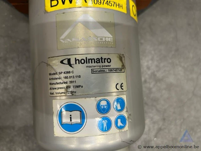 Hydraulische spreider holmatro, types sp 4260 c , bouwjaar 2011 - afbeelding 2 van  2
