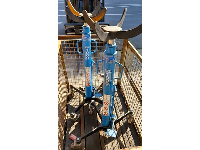 Hydraulische transmissiekrik 1000kg omcn - afbeelding 1 van  5