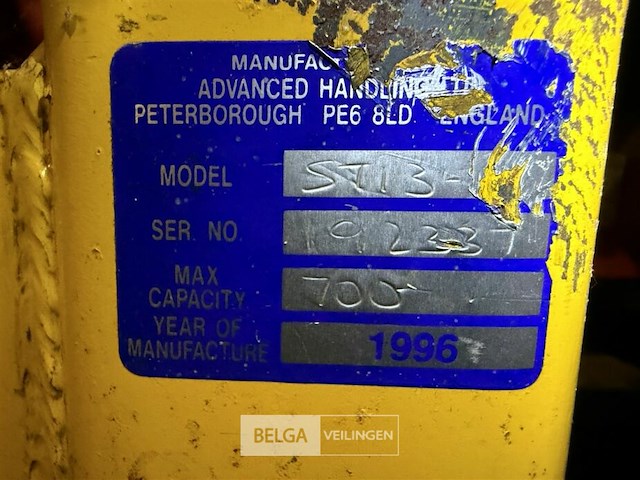 Hydraulische transpallet manutan - afbeelding 6 van  9