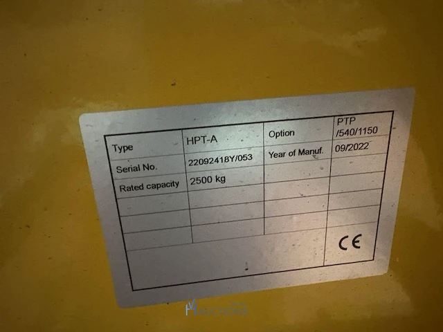 Hydraulische transpallet - afbeelding 4 van  4
