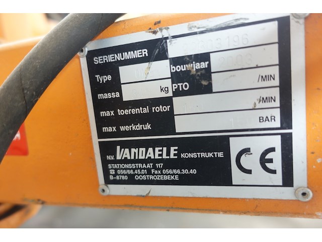 Hydraulische veegbostel van daele - afbeelding 8 van  10