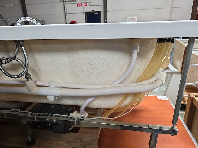 Hydromassagebad met douchezone eago am 127 jdcw - afbeelding 7 van  17