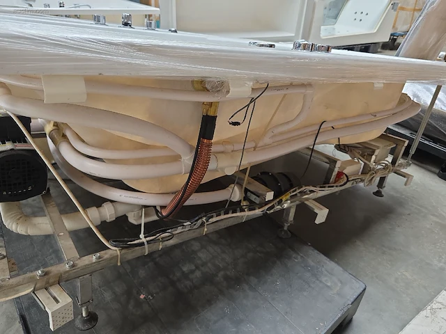 Hydromassagebad met douchezone eago am120jdcw - afbeelding 2 van  14