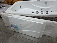 Hydromassagebad met douchezone eago am120jdcw - afbeelding 3 van  14