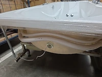 Hydromassagebad met douchezone eago am120jdcw - afbeelding 5 van  14