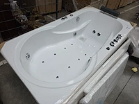 Hydromassagebad met douchezone eago am120jdcw