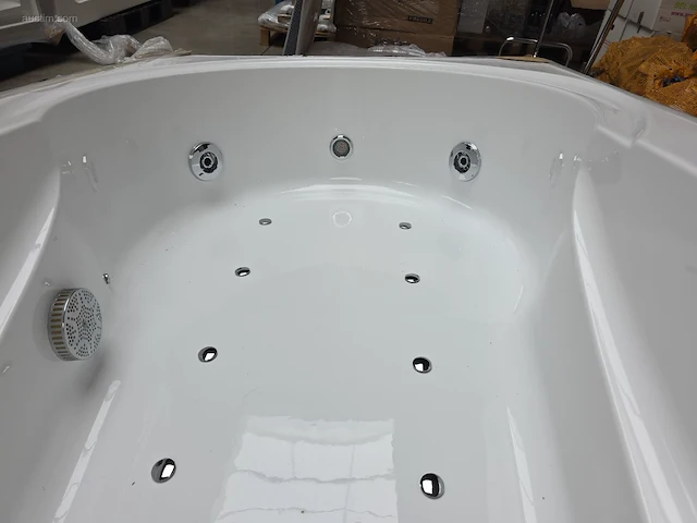 Hydromassagebad met douchezone eago am120jdcw - afbeelding 13 van  14