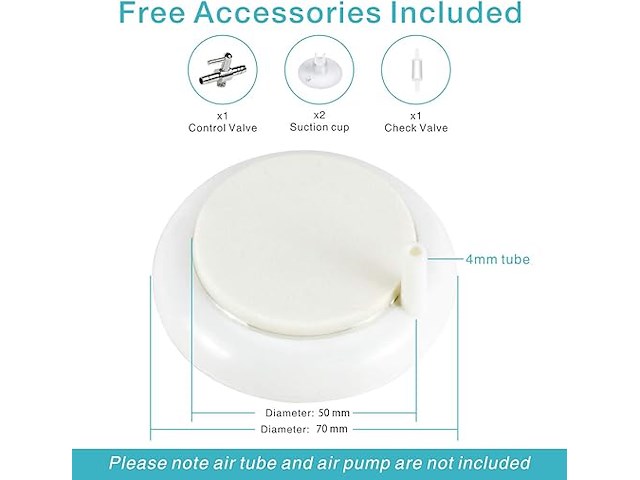 Hygger aquarium luchtuitstromer - afbeelding 3 van  4