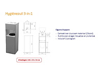 Hygienezuil 3-in-1 (2x) - afbeelding 2 van  4