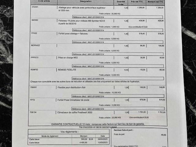 Hymer chassis mercedes-benz sprinter 4x4 mlt 580 4x4 motorhome / motorfiets rhône motorhome - afbeelding 24 van  32