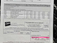 Hymer chassis mercedes-benz sprinter 4x4 mlt 580 4x4 motorhome / motorfiets rhône motorhome - afbeelding 22 van  45