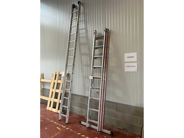 Hymer steekladder 3-delig - afbeelding 2 van  6