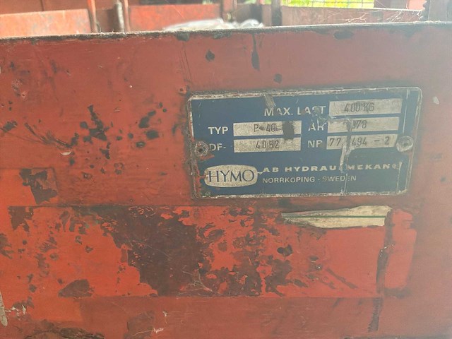 Hymo p-40 elektrische boomlift - afbeelding 6 van  13