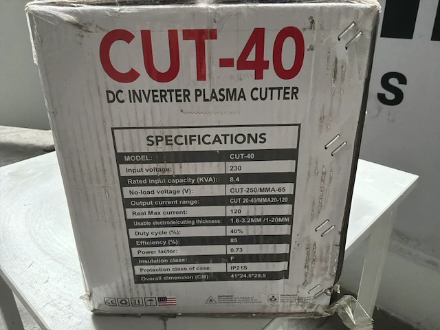 Hyper welding plasma cut 40 plasmasnijder (ongebruikt) - afbeelding 3 van  3