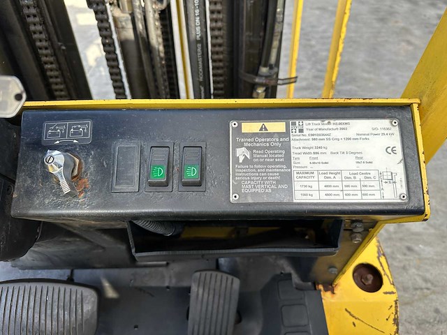 Hyster - 2002 - h2.00 xms - vorkheftruck - afbeelding 25 van  34