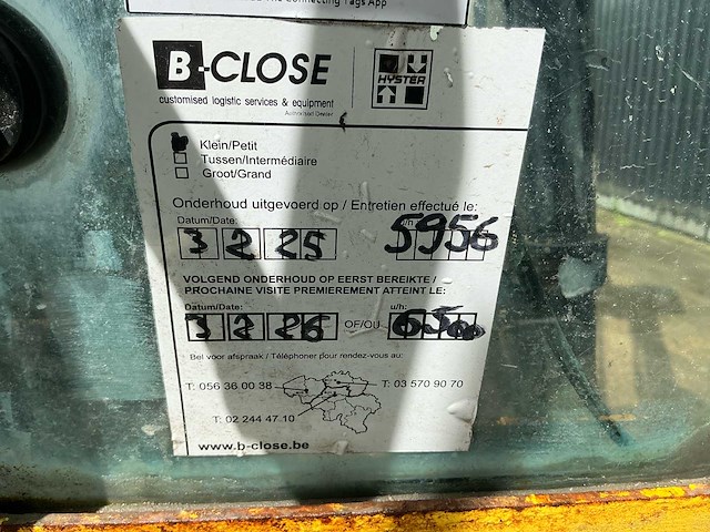 Hyster - 2011 - 4.5 t6 lange wielbasis - vorkheftruck - marge geen btw - afbeelding 6 van  23