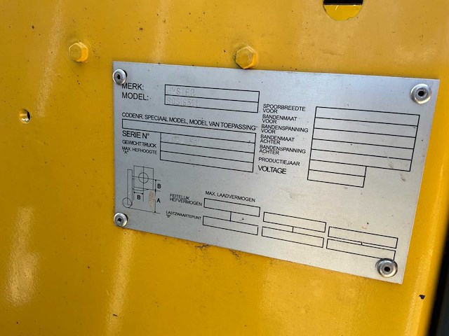 Hyster s0619571 vorkheftruck - afbeelding 18 van  18